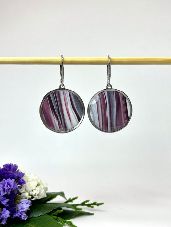 Unikalne Kolczyki Ręcznie Wykonane z Polymer Clay