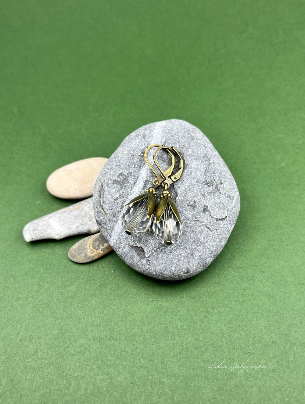 Kropla z Fasetowanymi Kryształkami - Wybór Koloru