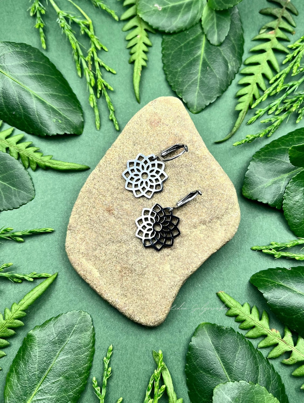 Kolczyki ze Stali Chirurgicznej w Kształcie Kwiatów