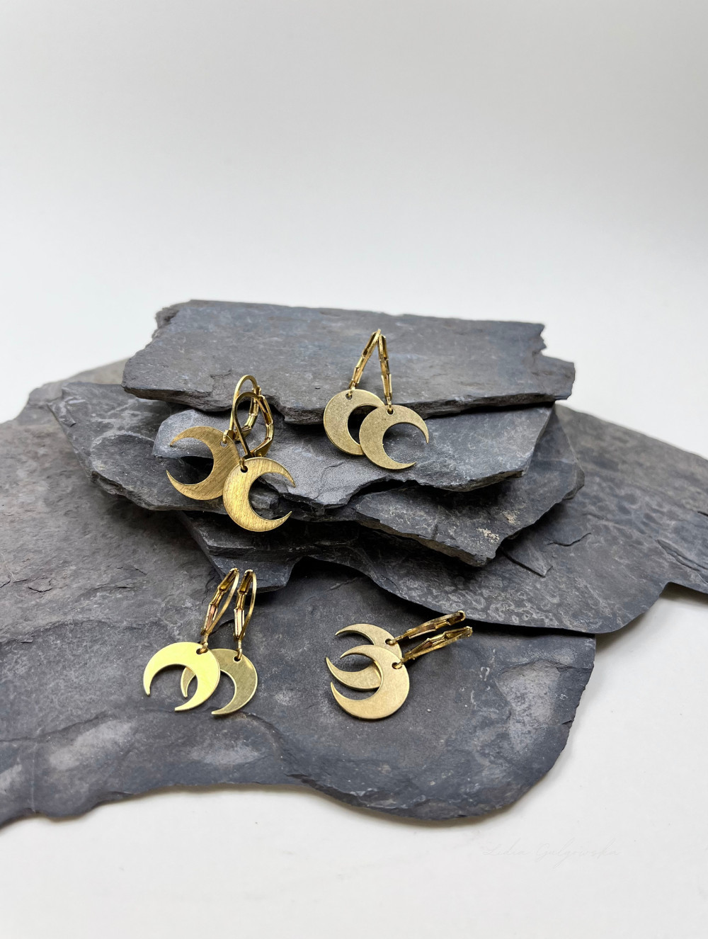 Kolczyki w kształcie księżyca - Lunuli