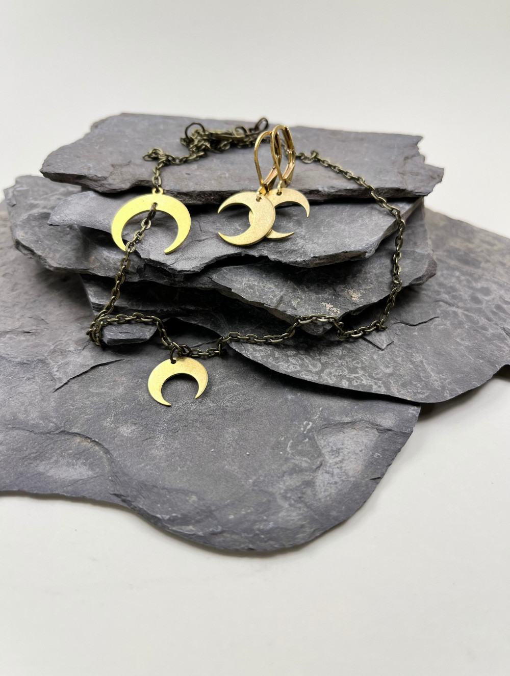 Kolczyki w kształcie księżyca - Lunuli