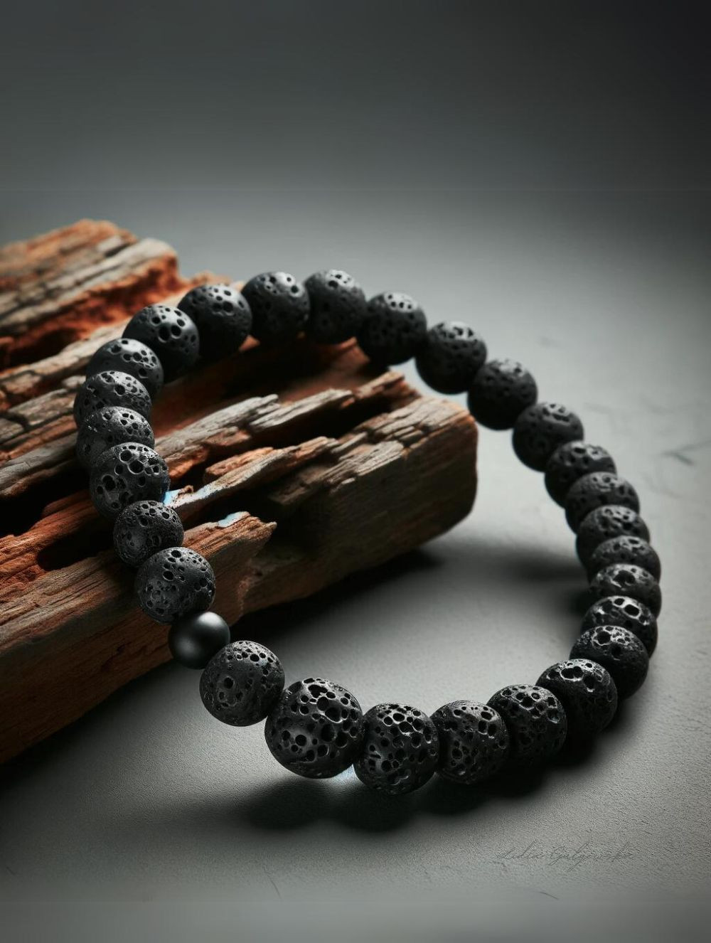 Bransoletka z Lawy Wulkanicznej