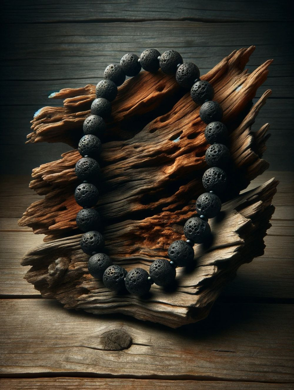 Bransoletka z Lawy Wulkanicznej